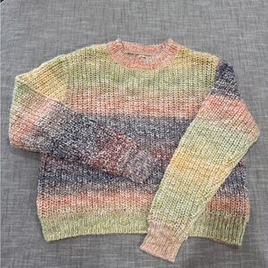 Miami Multicolor Striped Knit Sweater